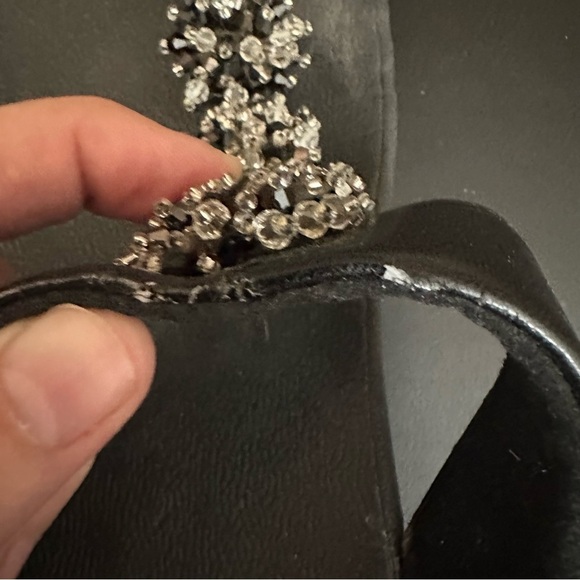 FitFlop Women’s 8 Galaxy Rumba Beaded Thong Sandals Flip flops Black Comfort - Picture 10 of 11